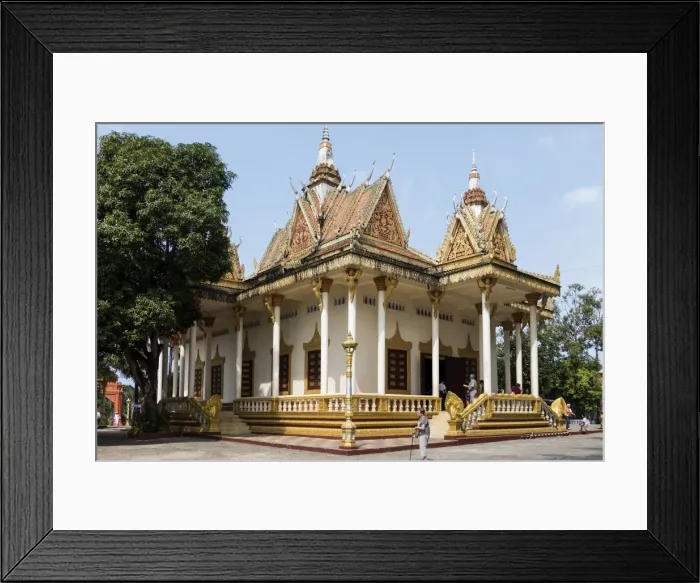 Framed Print : Wat Krom (Intra Ngean Pagoda), Sihanoukville, Cambodia, Indochina, Southeast Asia, Asia Framed Print : Wat Krom (Intra Ngean Pagoda), Sihanoukville, Cambodia, Indochina, Southeast Asia, Asia