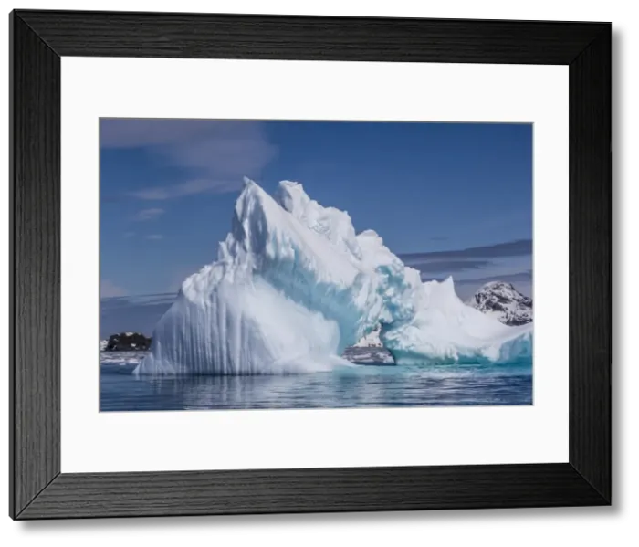 Framed Print : Arch in iceberg, Cierva Cove, Antarctica, Polar Regions Framed Print : Arch in iceberg, Cierva Cove, Antarctica, Polar Regions