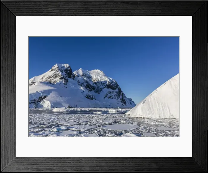 Framed Print : Ice floes choke the waters of the Lemaire Channel, Antarctica, Polar Regions Framed Print : Ice floes choke the waters of the Lemaire Channel, Antarctica, Polar Regions