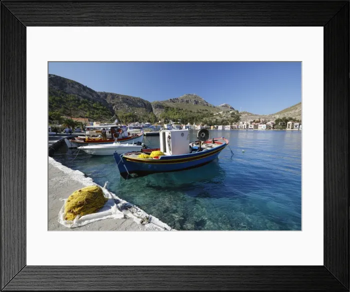 Framed Print : View of harbour, Kastellorizo (Meis), Dodecanese, Greek Islands, Greece, Europe Framed Print : View of harbour, Kastellorizo (Meis), Dodecanese, Greek Islands, Greece, Europe