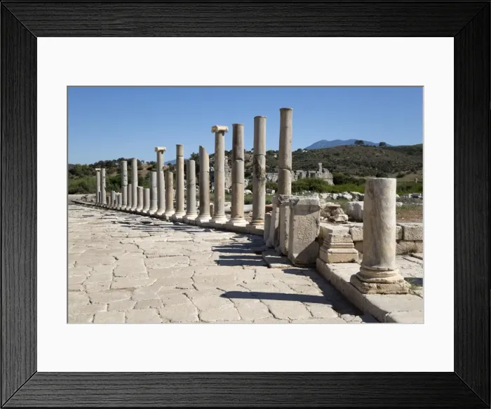 Framed Print : Ruined colonnaded Main Street, Patara, near Kalkan, Lycia, Antalya Province, Mediterranean Coast Framed Print : Ruined colonnaded Main Street, Patara, near Kalkan, Lycia, Antalya Province, Mediterranean Coast