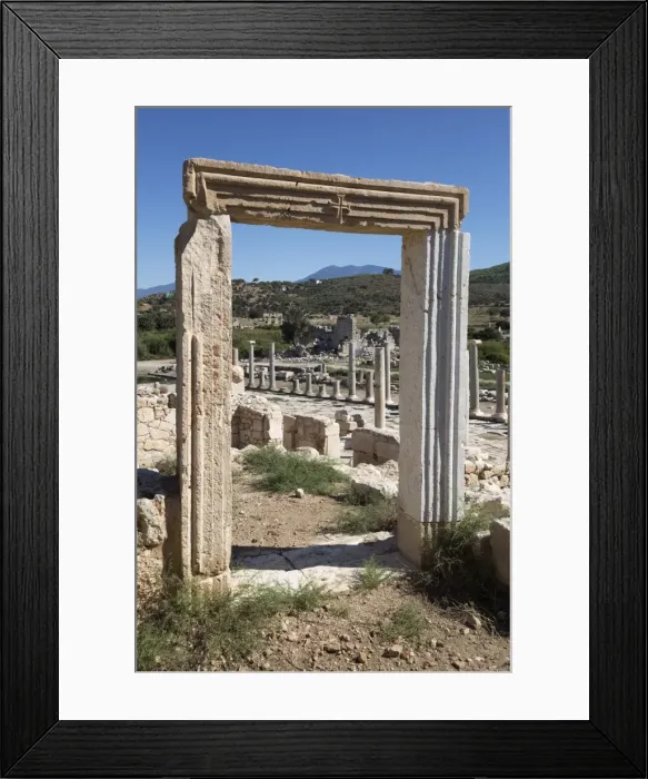 Framed Print : Ruined colonnaded Main Street, Patara, near Kalkan, Lycia, Antalya Province, Mediterranean Coast Framed Print : Ruined colonnaded Main Street, Patara, near Kalkan, Lycia, Antalya Province, Mediterranean Coast