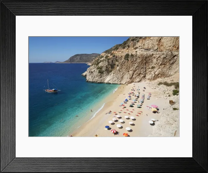 Framed Print : Kaputas beach, near Kalkan, Lycia, Antalya Province, Mediterranean Coast, Southwest Turkey Framed Print : Kaputas beach, near Kalkan, Lycia, Antalya Province, Mediterranean Coast, Southwest Turkey