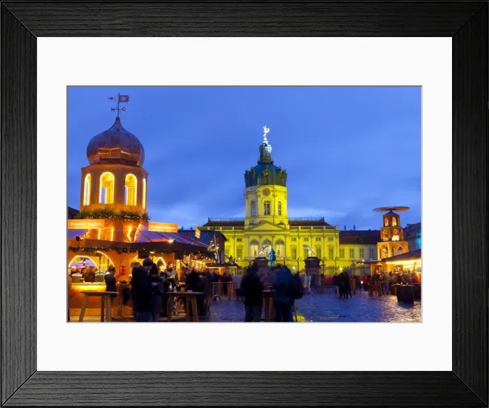 Framed Print : Christmas Market in front of Charlottenburg Palace, Berlin, Germany, Europe Framed Print : Christmas Market in front of Charlottenburg Palace, Berlin, Germany, Europe