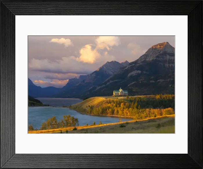 Framed Print : The Prince of Wales Hotel at Sunrise, Waterton Lakes National Park, Alberta, Canada Framed Print : The Prince of Wales Hotel at Sunrise, Waterton Lakes National Park, Alberta, Canada