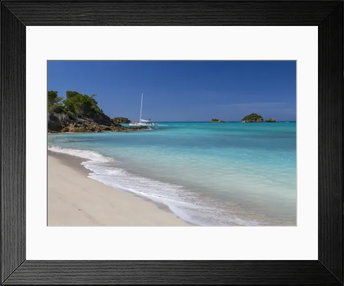 Framed Print : A catamaran moored near Spearn Bay, Antigua, Leeward Islands, West Indies, Caribbean Framed Print : A catamaran moored near Spearn Bay, Antigua, Leeward Islands, West Indies, Caribbean
