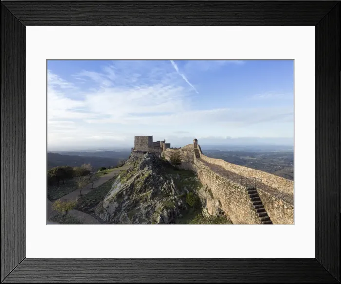 Framed Print : The 13th century medieval castle in Marvao, built by King Dinis, Marvao, Alentejo Framed Print : The 13th century medieval castle in Marvao, built by King Dinis, Marvao, Alentejo