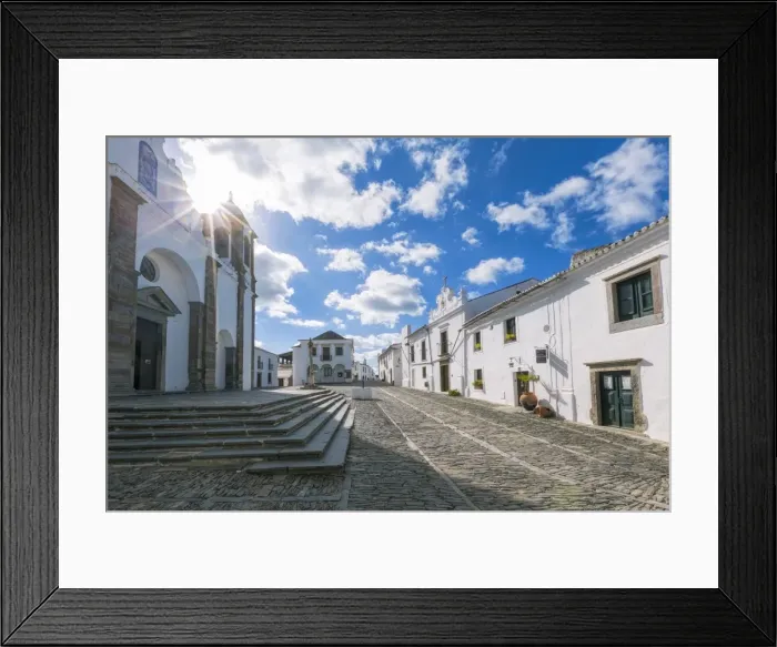 Framed Print : The centre of the medieval town of Monsaraz, Alentejo, Portugal, Europe Framed Print : The centre of the medieval town of Monsaraz, Alentejo, Portugal, Europe
