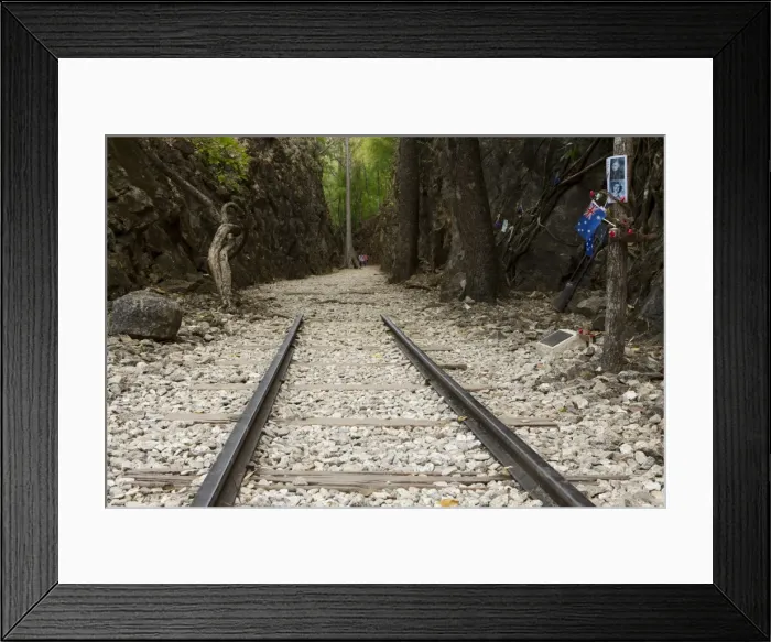 Framed Print : Hellfire Pass Museum, on the infamous Thai-Burmese Death Railway built by prisoners Framed Print : Hellfire Pass Museum, on the infamous Thai-Burmese Death Railway built by prisoners