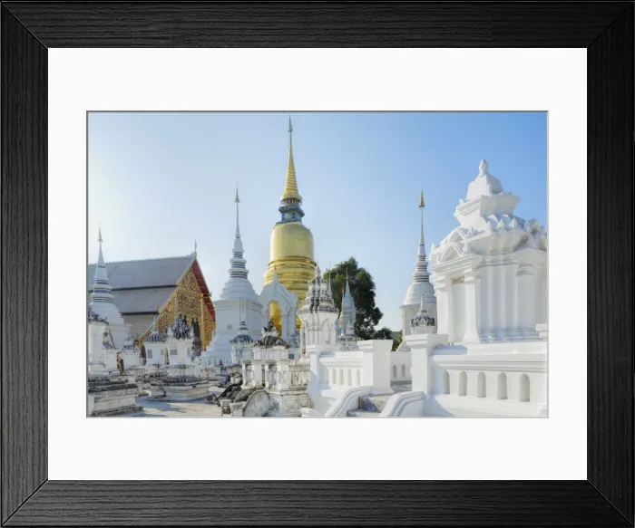 Framed Print : Chedis (stupas) at the temple of Wat Suan Dok, Chiang Mai, Thailand, Southeast Asia, Asia Framed Print : Chedis (stupas) at the temple of Wat Suan Dok, Chiang Mai, Thailand, Southeast Asia, Asia