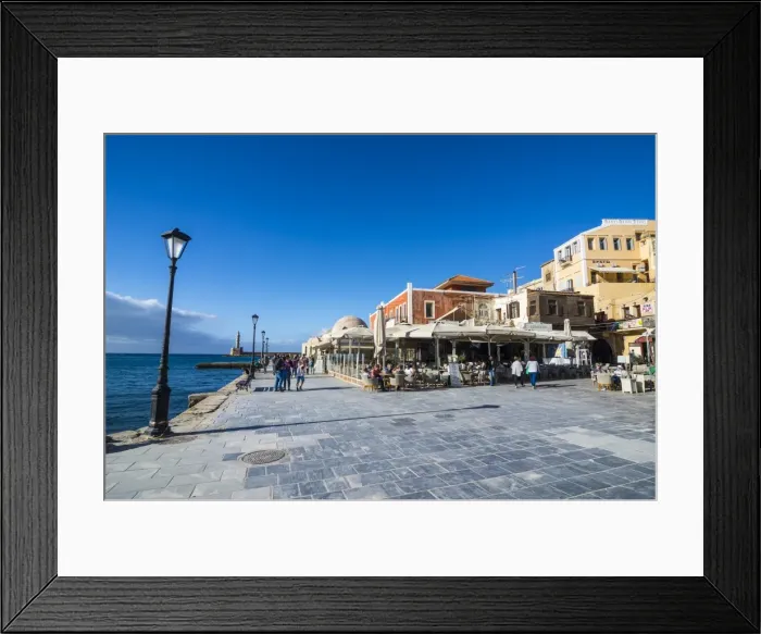 Framed Print : Chania, Crete, Greek Islands, Greece, Europe