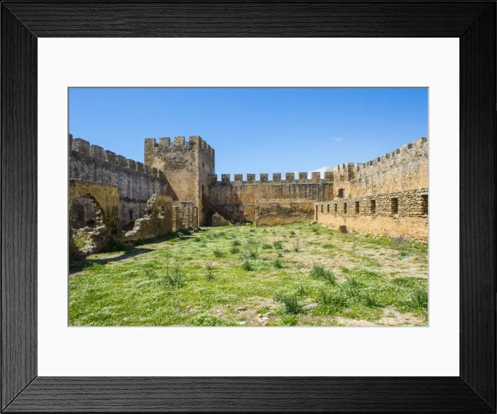 Framed Print : Fortress Frangokastello, Crete, Greek Islands, Greece, Europe Framed Print : Fortress Frangokastello, Crete, Greek Islands, Greece, Europe