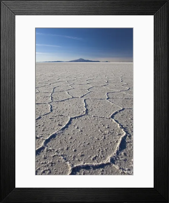 Framed Print : Volcano Tunupa on the horizon of the Salar de Uyuni, the biggest salt desert in the world Framed Print : Volcano Tunupa on the horizon of the Salar de Uyuni, the biggest salt desert in the world