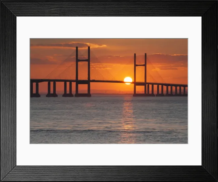 Framed Print : Second Severn Crossing Bridge over the River Severn, southeast Wales, Wales, United Kingdom Framed Print : Second Severn Crossing Bridge over the River Severn, southeast Wales, Wales, United Kingdom
