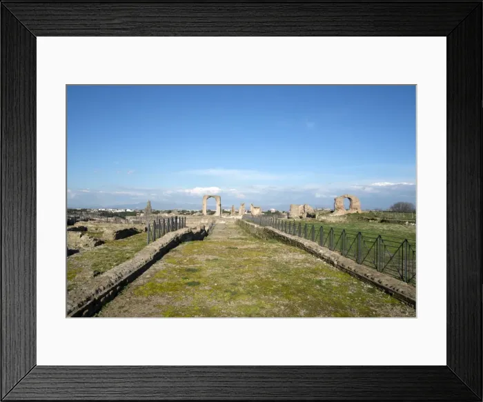 Framed Print : The main view of the Quintilis villa built in the 2nd century BC on the Appian Way Framed Print : The main view of the Quintilis villa built in the 2nd century BC on the Appian Way