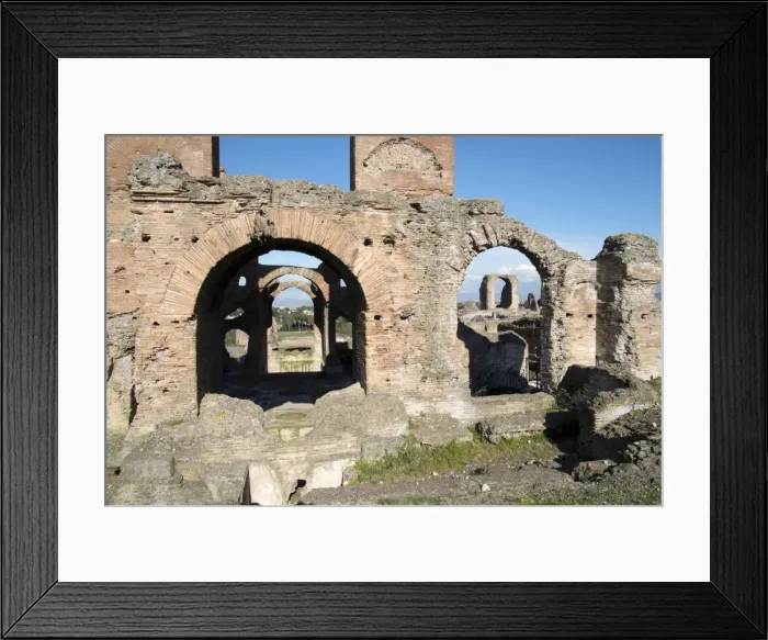 Framed Print : The Quintili brothers, Roman Consuls, built this magnificent villa in the year 151 Framed Print : The Quintili brothers, Roman Consuls, built this magnificent villa in the year 151