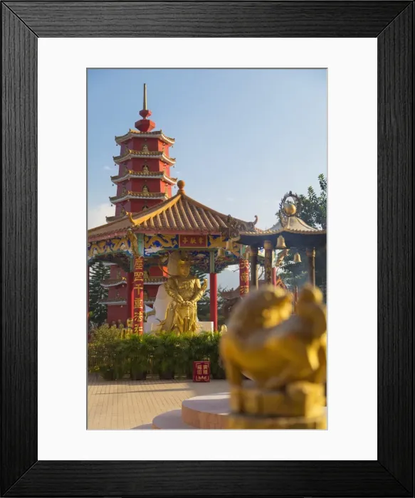 Framed Print : Ten Thousand Buddhas Monastery, Shatin, New Territories, Hong Kong, China, Asia Framed Print : Ten Thousand Buddhas Monastery, Shatin, New Territories, Hong Kong, China, Asia