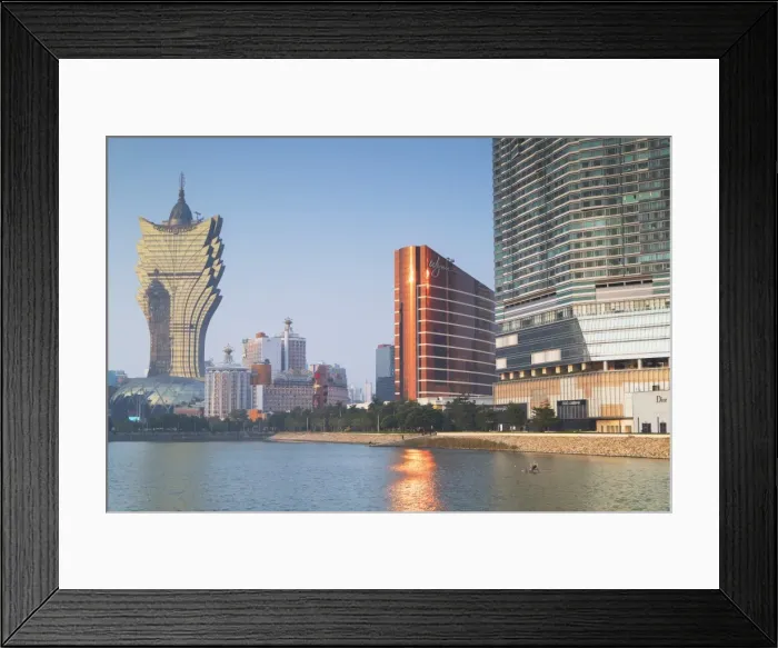 Framed Print : Grand Lisboa and Wynn Hotel and Casino, Macau, China, Asia Framed Print : Grand Lisboa and Wynn Hotel and Casino, Macau, China, Asia