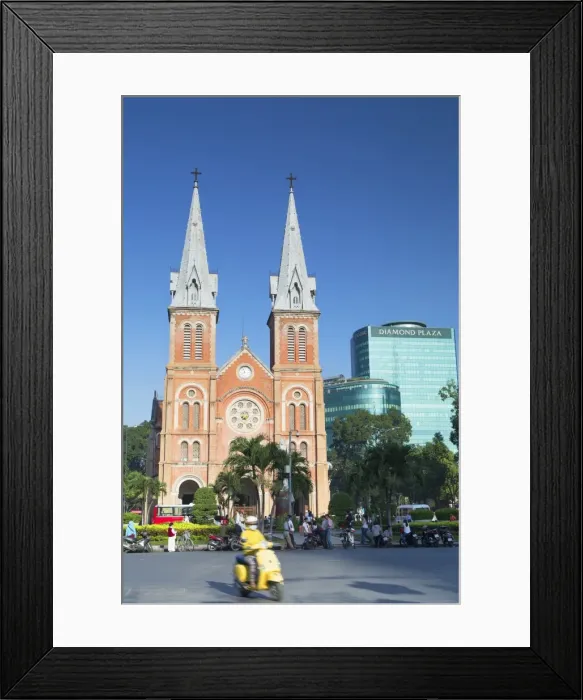 Framed Print : Notre Dame Cathedral, Ho Chi Minh City, Vietnam, Indochina, Southeast Asia, Asia Framed Print : Notre Dame Cathedral, Ho Chi Minh City, Vietnam, Indochina, Southeast Asia, Asia