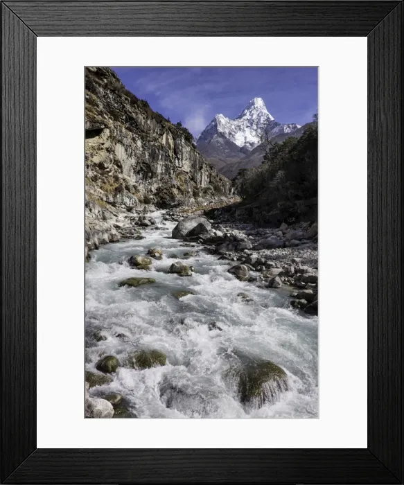 Framed Print : The Kumba valley in Nepal with Ama Dablam in the background, Himalayas, Nepal, Asia Framed Print : The Kumba valley in Nepal with Ama Dablam in the background, Himalayas, Nepal, Asia