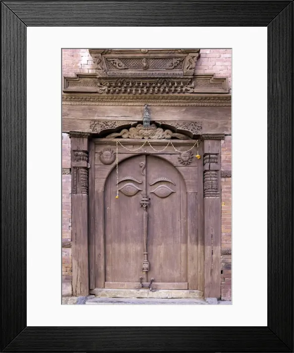 Framed Print : Orate wooden door in the Hanuman Dhoka Royal Palace Complex, Kathmandu, Nepal, Asia Framed Print : Orate wooden door in the Hanuman Dhoka Royal Palace Complex, Kathmandu, Nepal, Asia