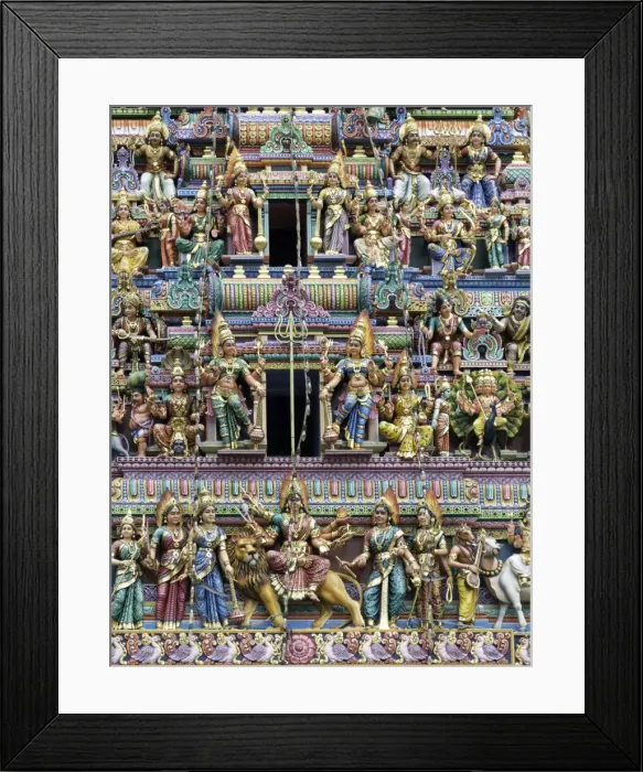 Framed Print : Sri Mariamman Hindu Temple, Singapore, Southeast Asia, Asia Framed Print : Sri Mariamman Hindu Temple, Singapore, Southeast Asia, Asia