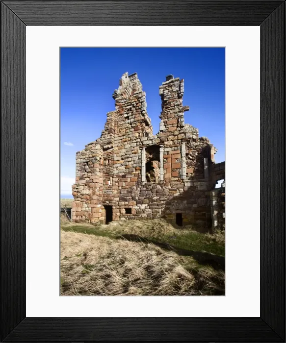 Framed Print : The Ruin of Newark Castle on the Fife Coast Path near St. Monans, Fife, Scotland Framed Print : The Ruin of Newark Castle on the Fife Coast Path near St. Monans, Fife, Scotland