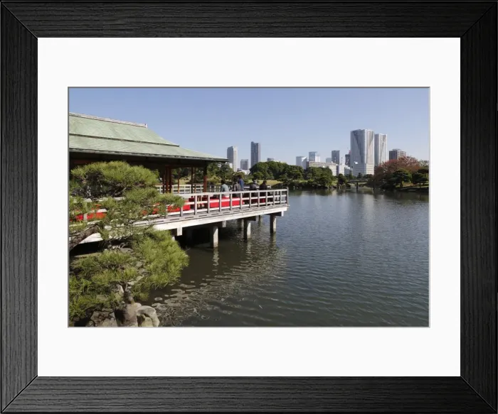Framed Print : Nakajima Teahouse, Hamarikyu Gardens, Chuo, Tokyo, Japan, Asia Framed Print : Nakajima Teahouse, Hamarikyu Gardens, Chuo, Tokyo, Japan, Asia