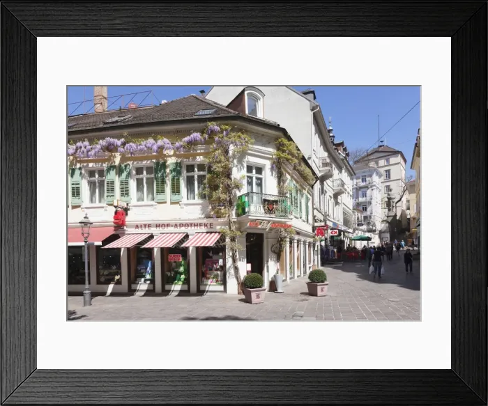 Framed Print : Pedestrian area, Baden-Baden, Black Forest, Baden-Wurttemberg, Germany, Europe Framed Print : Pedestrian area, Baden-Baden, Black Forest, Baden-Wurttemberg, Germany, Europe