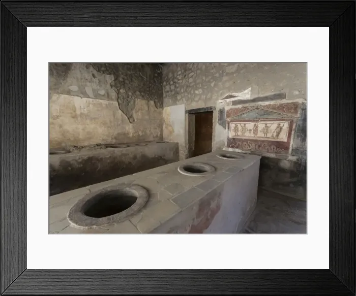 Framed Print : Thermopolium of Vetutius Placidus, Roman ruins of Pompeii, UNESCO World Heritage Site Framed Print : Thermopolium of Vetutius Placidus, Roman ruins of Pompeii, UNESCO World Heritage Site