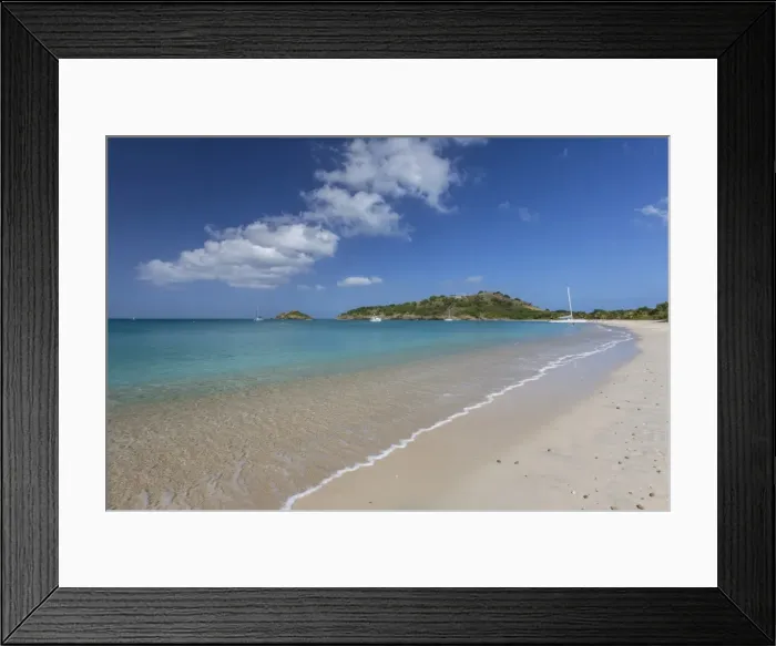 Framed Print : Deep Bay, a beach on the island of Antigua, Leeward Islands, West Indies, Caribbean Framed Print : Deep Bay, a beach on the island of Antigua, Leeward Islands, West Indies, Caribbean