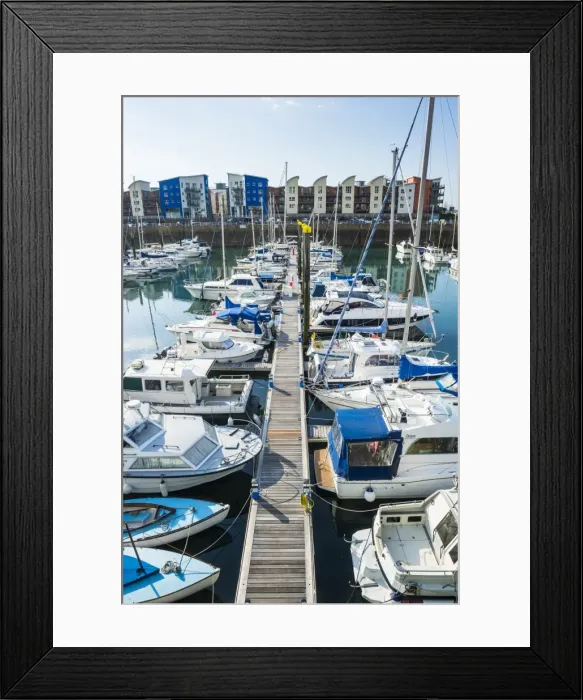 Framed Print : Sport boat harbour, St. Helier, Jersey, Channel Islands, United Kingdom, Europe Framed Print : Sport boat harbour, St. Helier, Jersey, Channel Islands, United Kingdom, Europe