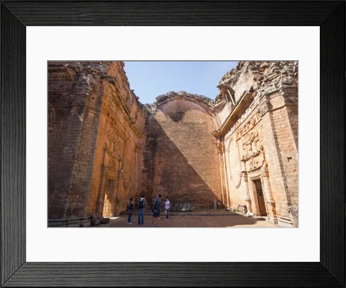 Framed Print : La Santisima Trinidad de Parana, UNESCO World Heritage Site, one of the best preserved Framed Print : La Santisima Trinidad de Parana, UNESCO World Heritage Site, one of the best preserved