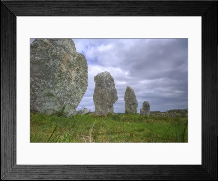 Framed Print : Megalithic stones in the Menec Alignment at Carnac, Brittany, France, Europe Framed Print : Megalithic stones in the Menec Alignment at Carnac, Brittany, France, Europe