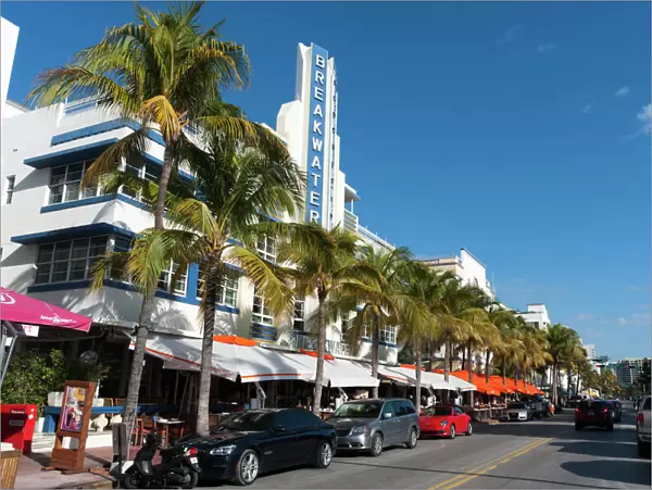 Breakwater Hotel, Ocean Drive, South Beach, Miami Beach, Florida, United States of America