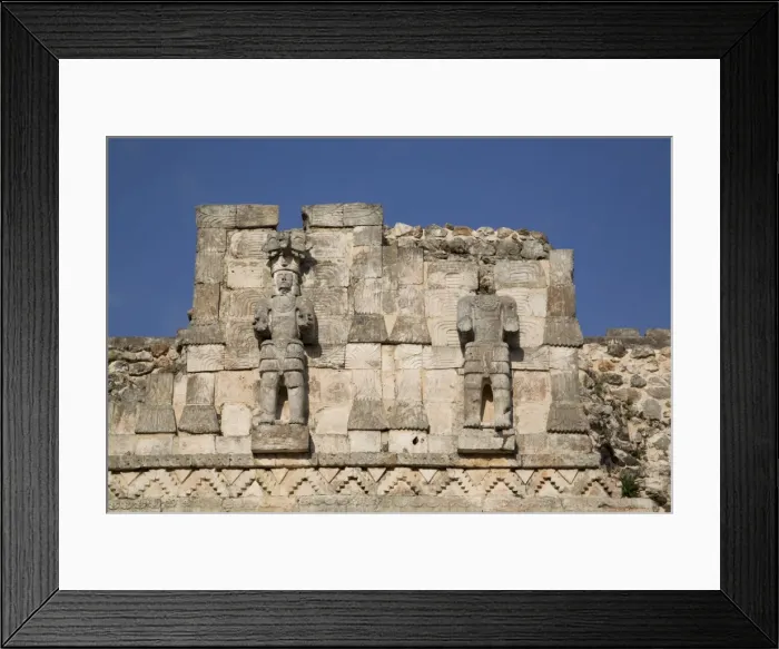 Framed Print : Atlantes figures, Palace of Masks, Kabah Archaelological Site, Yucatan, Mexico, North Framed Print : Atlantes figures, Palace of Masks, Kabah Archaelological Site, Yucatan, Mexico, North