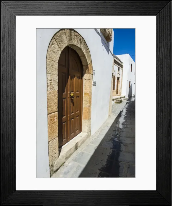 Framed Print : Lindos, Rhodes, Dodecanese Islands, Greek Islands, Greece, Europe Framed Print : Lindos, Rhodes, Dodecanese Islands, Greek Islands, Greece, Europe