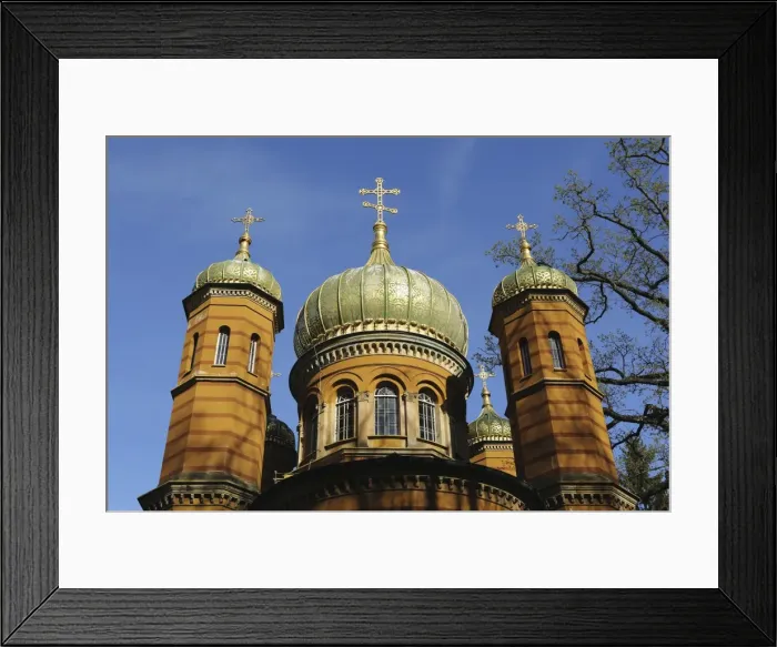 Framed Print : Russian Orthodox Chapel, built 1860 to 1862 for Grand Duchess Maria Palovna, in Weimar Framed Print : Russian Orthodox Chapel, built 1860 to 1862 for Grand Duchess Maria Palovna, in Weimar