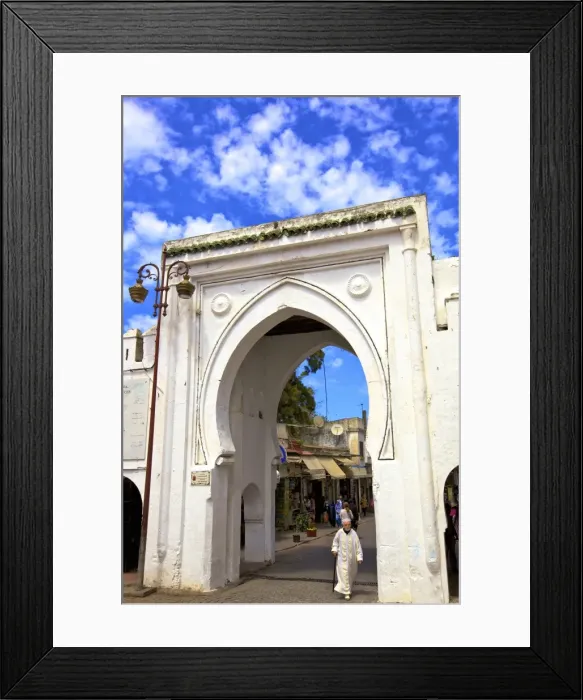 Framed Print : Bab El Fahs, Tangier, Morocco, North Africa, Africa