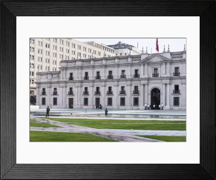Framed Print : Presidential Palace, La Moneda, Santiago, Chile, South America Framed Print : Presidential Palace, La Moneda, Santiago, Chile, South America