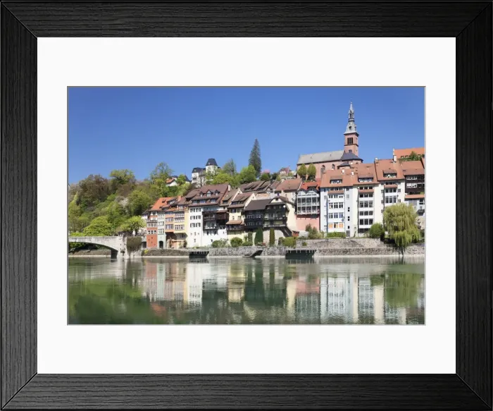 Framed Print : Laufenburg, Heilig Geist Kirche Church, Rhine River, Hochrhein, Black Forest, Baden- Wurttemberg Framed Print : Laufenburg, Heilig Geist Kirche Church, Rhine River, Hochrhein, Black Forest, Baden- Wurttemberg