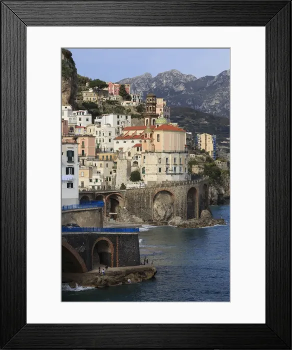 Framed Print : Church of Santa Maria Maddalena and coast road, Atrani, near Amalfi, Costiera Amalfitana Framed Print : Church of Santa Maria Maddalena and coast road, Atrani, near Amalfi, Costiera Amalfitana
