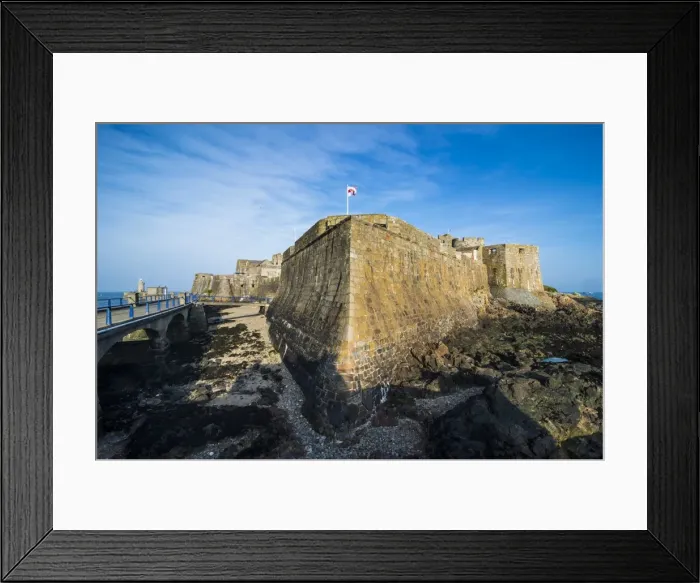 Framed Print : Cornet Castle, Saint Peter Port, Guernsey, Channel Islands, United Kingdom, Europe Framed Print : Cornet Castle, Saint Peter Port, Guernsey, Channel Islands, United Kingdom, Europe