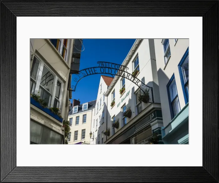 Framed Print : The old town of Saint Peter Port, Guernsey, Channel Islands, United Kingdom, Europe Framed Print : The old town of Saint Peter Port, Guernsey, Channel Islands, United Kingdom, Europe