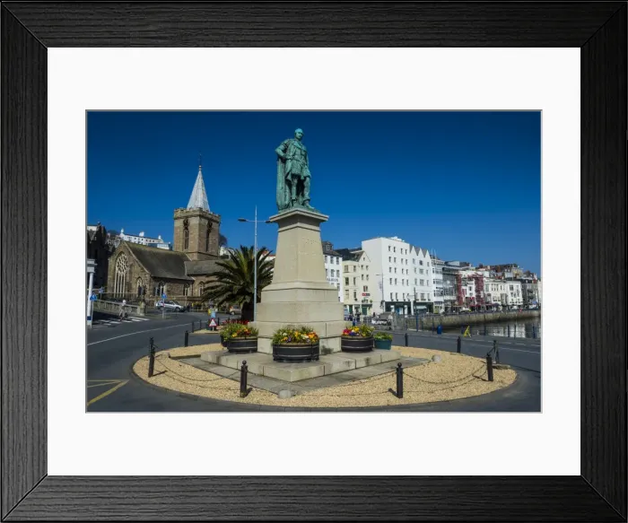Framed Print : Prince Albert statue, Saint Peter Port, Guernsey, Channel Islands, United Kingdom, Europe Framed Print : Prince Albert statue, Saint Peter Port, Guernsey, Channel Islands, United Kingdom, Europe