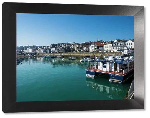 Seafront of Saint Peter Port, Guernsey, Channel Islands, United Kingdom, Europe