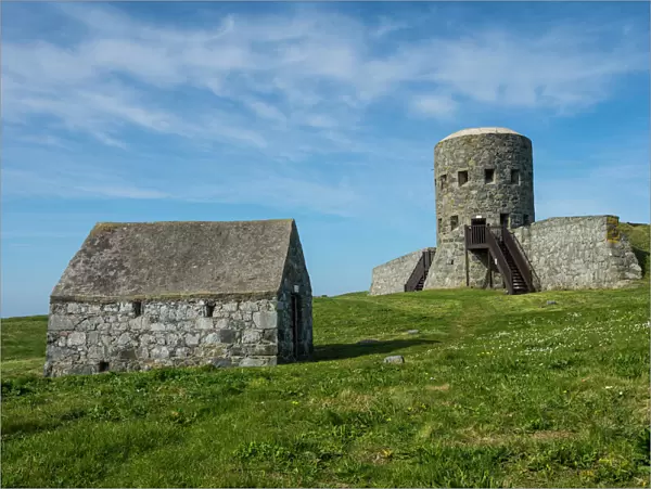 Matello defence tower, Guernsey, Channel Islands, United Kingdom, Europe