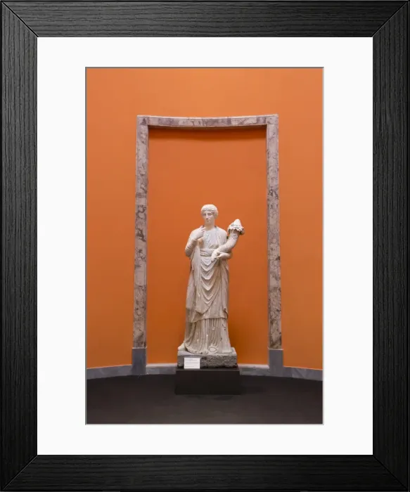 Framed Print : Statue of Concordia Augusta, from Pompeii, displayed at National Archaeological Museum Framed Print : Statue of Concordia Augusta, from Pompeii, displayed at National Archaeological Museum