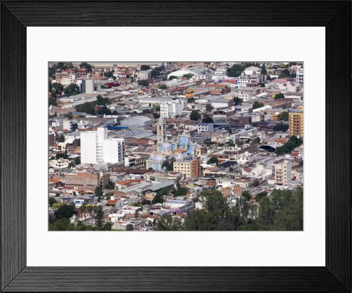 Framed Print : Aerial view of Salta, Argentina, South America Framed Print : Aerial view of Salta, Argentina, South America