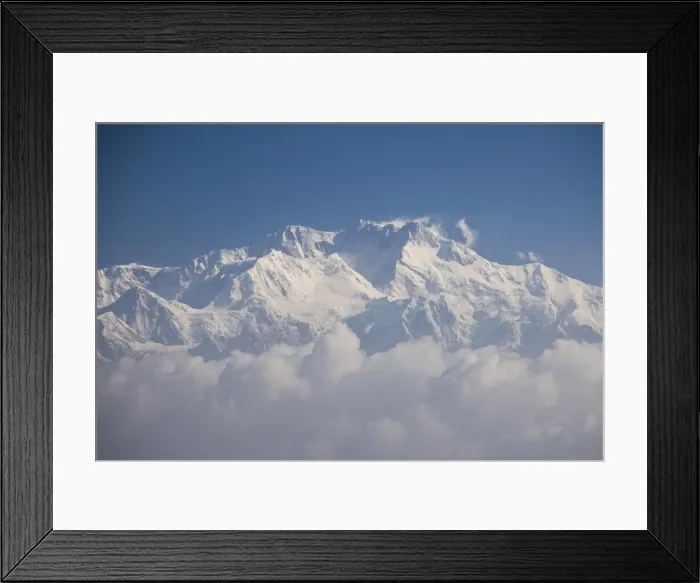 Framed Print : The summit of Kanchenjunga, the third highest mountain on earth from Sandakphu Framed Print : The summit of Kanchenjunga, the third highest mountain on earth from Sandakphu